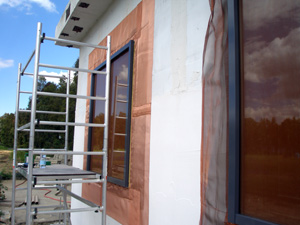 Cuprotect®-Abschirmfenster P7B-Scheibe / WK4-Rahmen Eingebaut